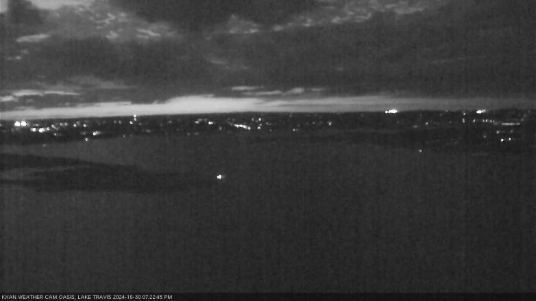 Lake Travis webcam, October 30, 2024 7:25 PM CT