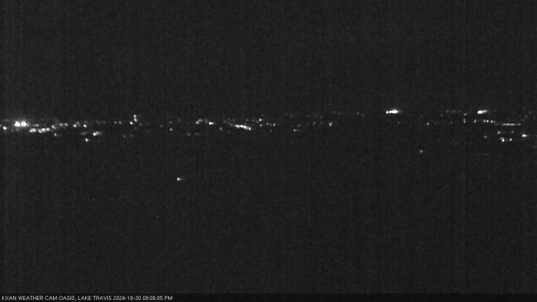 Lake Travis webcam, October 30, 2024 8:00 PM CT