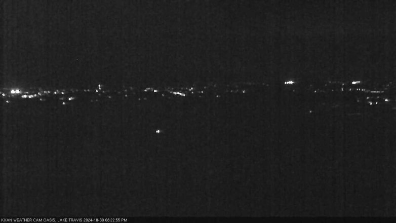 Lake Travis webcam, October 30, 2024 8:25 PM CT