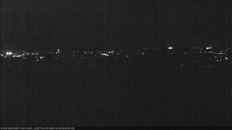 Lake Travis webcam, October 30, 2024 8:45 PM CT