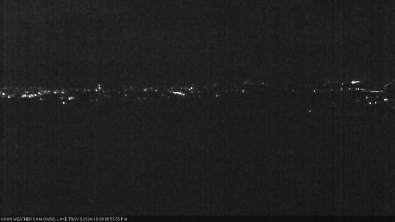 Lake Travis webcam, October 30, 2024 9:00 PM CT