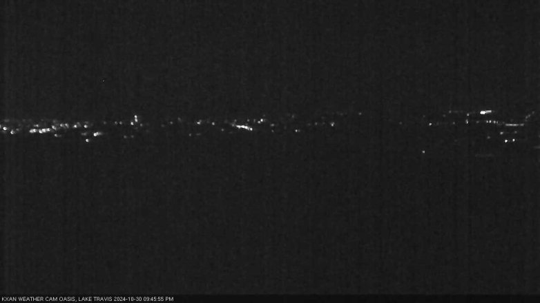 Lake Travis webcam, October 30, 2024 9:45 PM CT