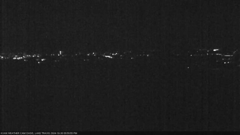 Lake Travis webcam, October 30, 2024 10:00 PM CT