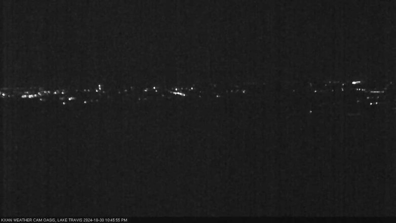 Lake Travis webcam, October 30, 2024 10:45 PM CT