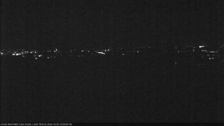 Lake Travis webcam, October 30, 2024 11:00 PM CT