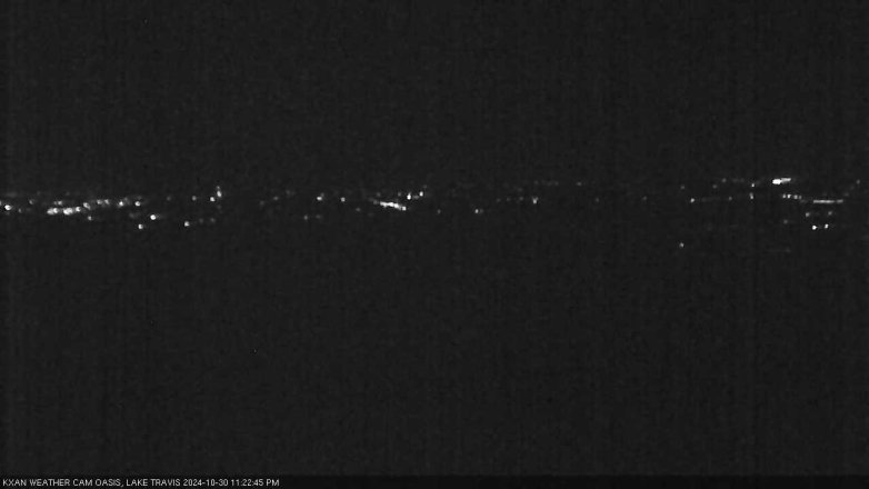 Lake Travis webcam, October 30, 2024 11:25 PM CT