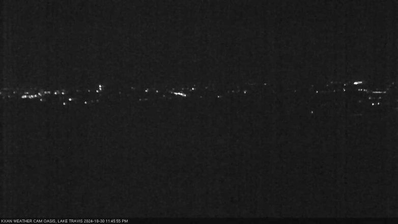 Lake Travis webcam, October 30, 2024 11:45 PM CT