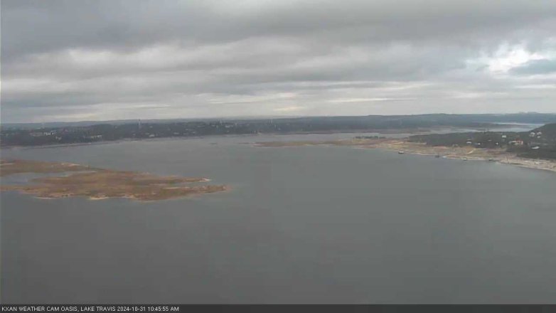 Lake Travis webcam, October 31, 2024 10:45 AM CT