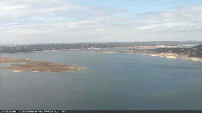 Lake Travis webcam, October 31, 2024 12:25 PM CT