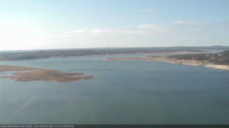 Lake Travis webcam, October 31, 2024 2:45 PM CT