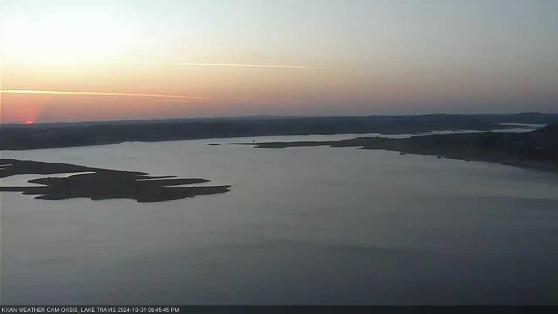 Lake Travis webcam, October 31, 2024 6:45 PM CT