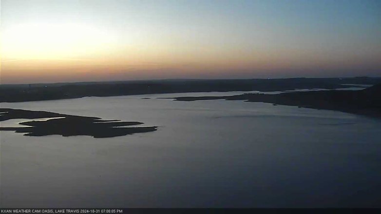 Lake Travis webcam, October 31, 2024 7:00 PM CT
