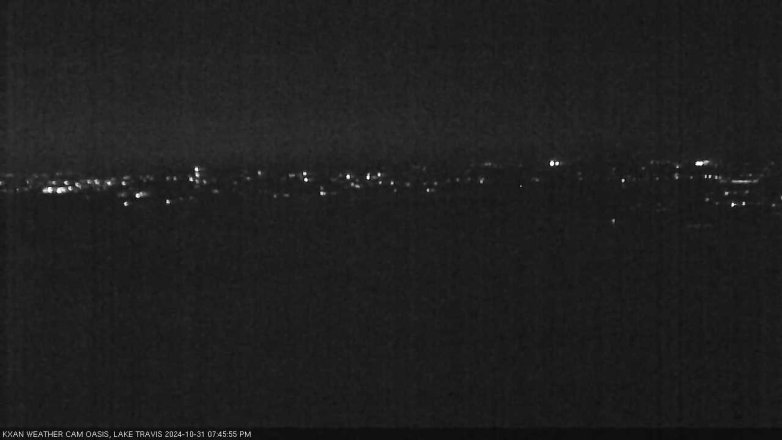 Lake Travis webcam, October 31, 2024 7:45 PM CT