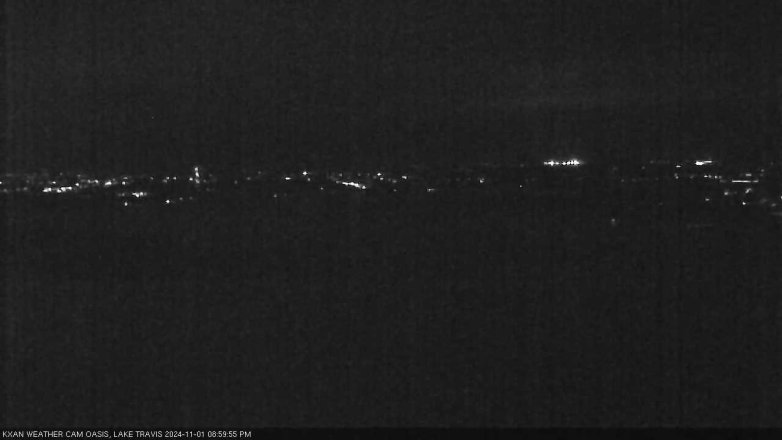 Lake Travis webcam, November 1, 2024 9:00 PM CT