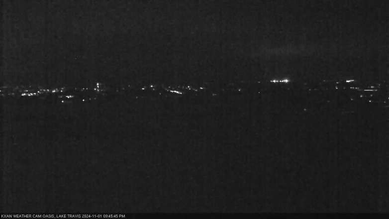 Lake Travis webcam, November 1, 2024 9:45 PM CT