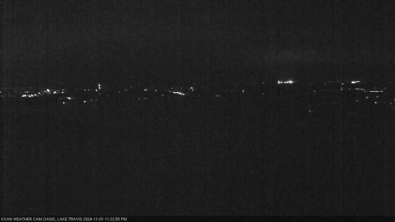 Lake Travis webcam, November 1, 2024 11:25 PM CT