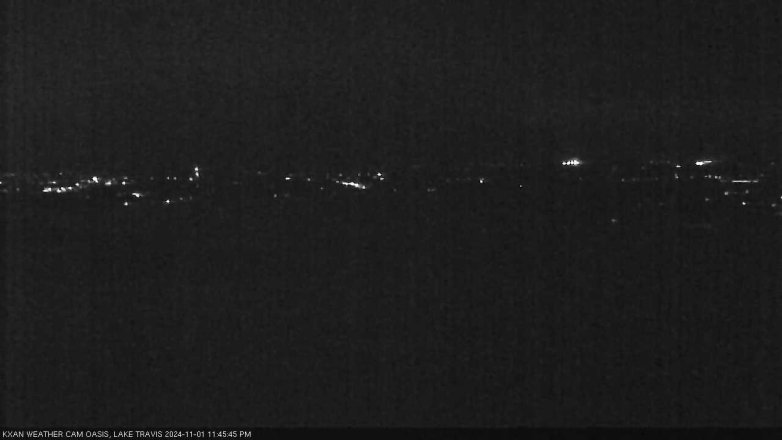Lake Travis webcam, November 1, 2024 11:45 PM CT