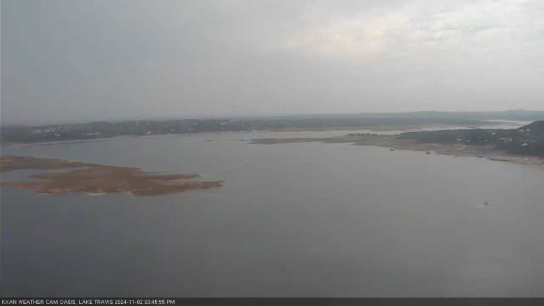 Lake Travis webcam, November 2, 2024 3:45 PM CT