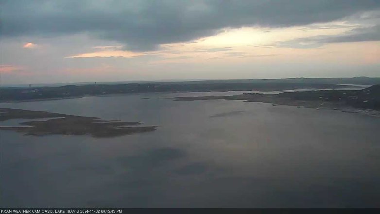 Lake Travis webcam, November 2, 2024 6:45 PM CT