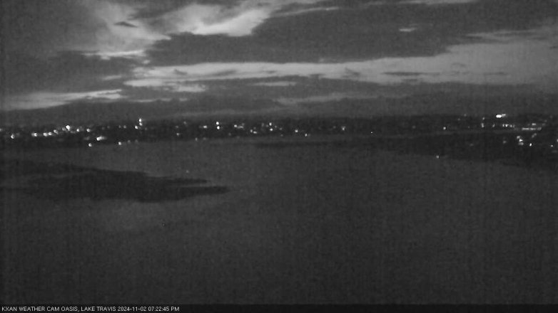 Lake Travis webcam, November 2, 2024 7:25 PM CT
