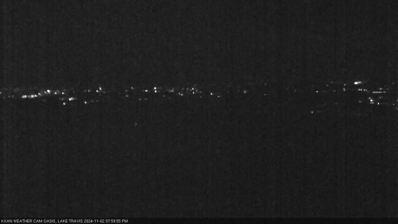 Lake Travis webcam, November 2, 2024 8:00 PM CT