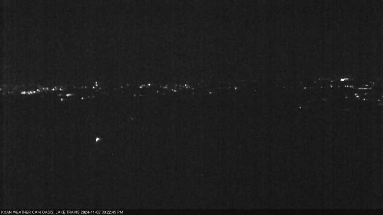 Lake Travis webcam, November 2, 2024 9:25 PM CT