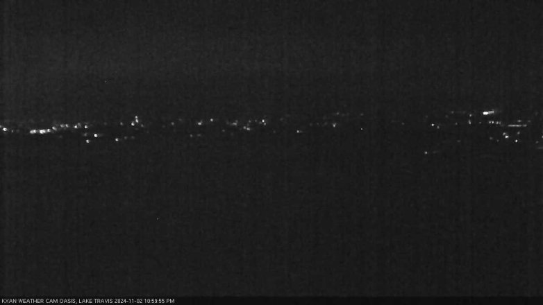 Lake Travis webcam, November 2, 2024 11:00 PM CT