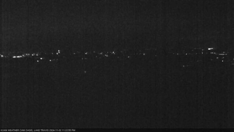 Lake Travis webcam, November 2, 2024 11:25 PM CT
