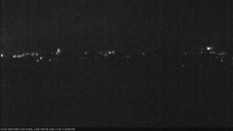 Lake Travis webcam, November 2, 2024 11:45 PM CT