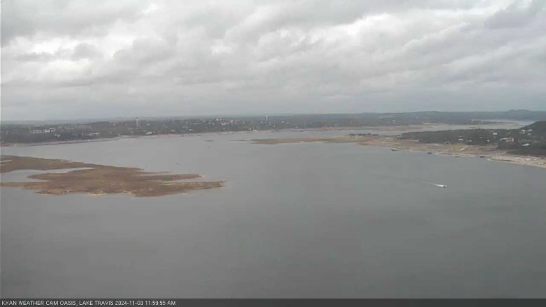 Lake Travis webcam, November 3, 2024 12:00 PM CT