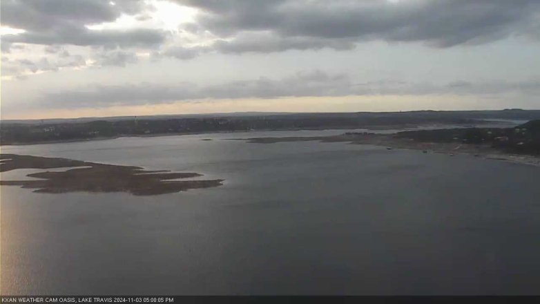 Lake Travis webcam, November 3, 2024 5:00 PM CT