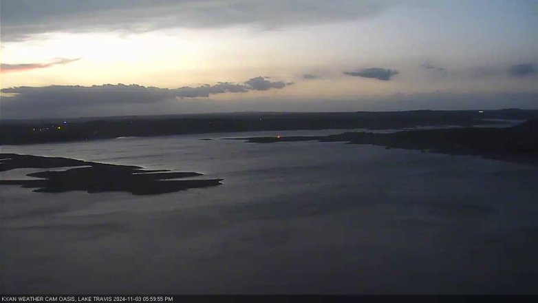 Lake Travis webcam, November 3, 2024 6:00 PM CT