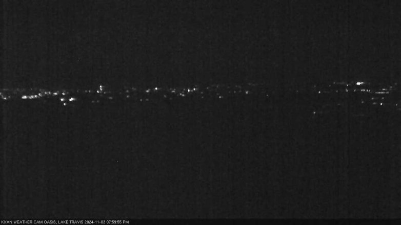 Lake Travis webcam, November 3, 2024 8:00 PM CT