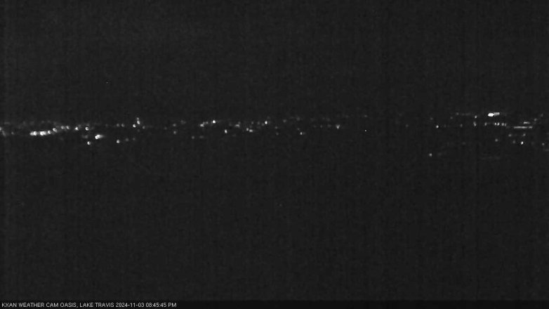 Lake Travis webcam, November 3, 2024 8:45 PM CT