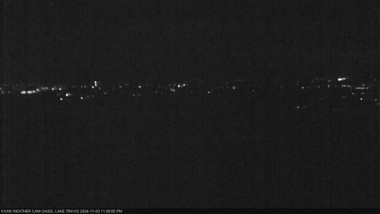 Lake Travis webcam, November 3, 2024 11:00 PM CT