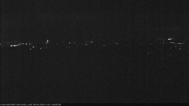Lake Travis webcam, November 3, 2024 11:45 PM CT