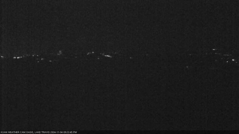 Lake Travis webcam, November 4, 2024 9:25 PM CT