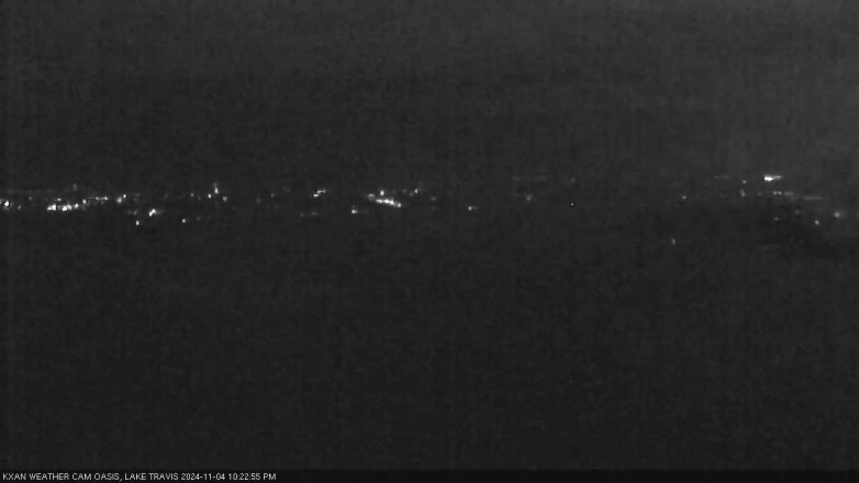 Lake Travis webcam, November 4, 2024 10:25 PM CT