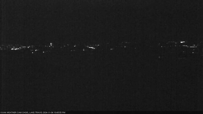 Lake Travis webcam, November 4, 2024 10:45 PM CT