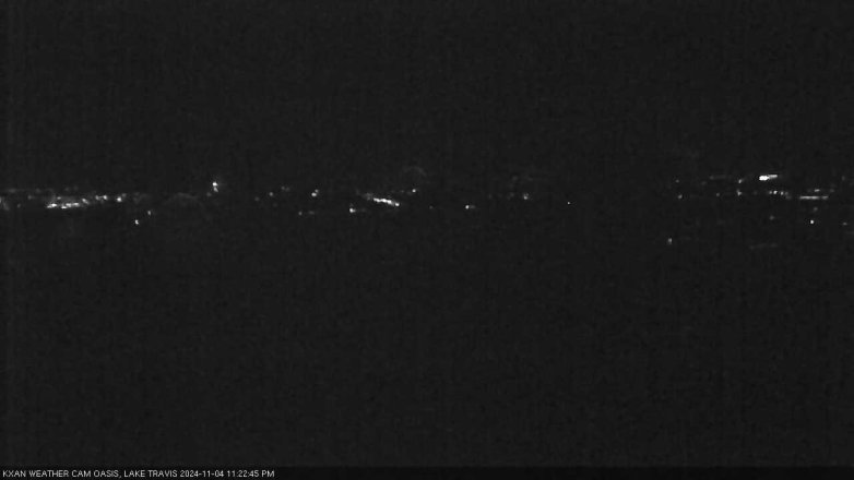 Lake Travis webcam, November 4, 2024 11:25 PM CT