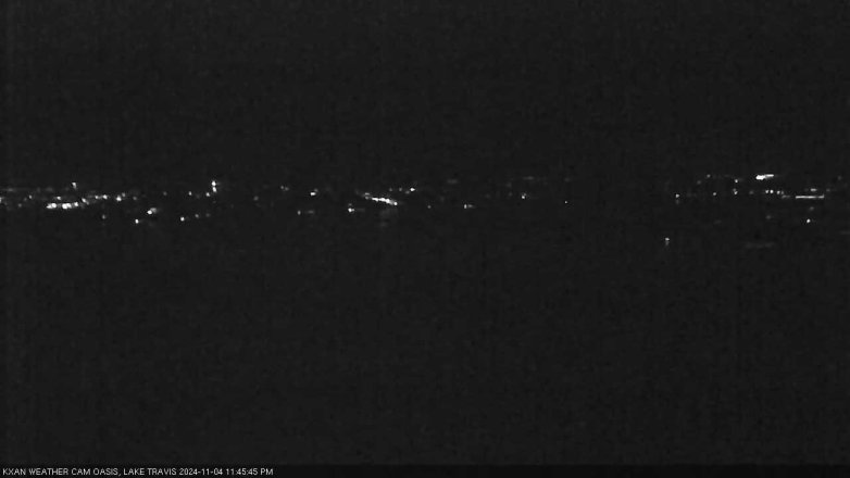 Lake Travis webcam, November 4, 2024 11:45 PM CT
