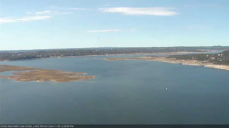 Lake Travis webcam, November 5, 2024 1:00 PM CT