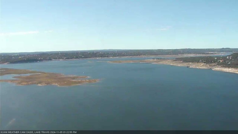 Lake Travis webcam, November 5, 2024 1:25 PM CT