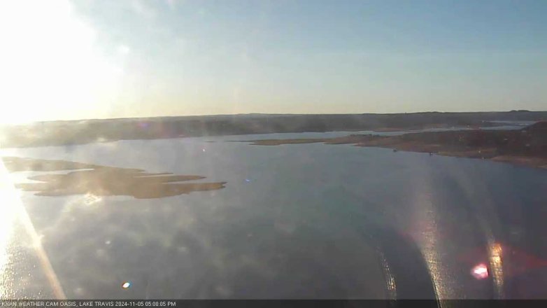 Lake Travis webcam, November 5, 2024 5:00 PM CT