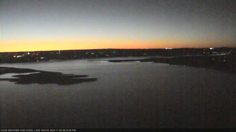 Lake Travis webcam, November 5, 2024 6:25 PM CT
