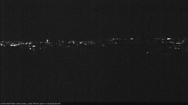 Lake Travis webcam, November 5, 2024 8:00 PM CT