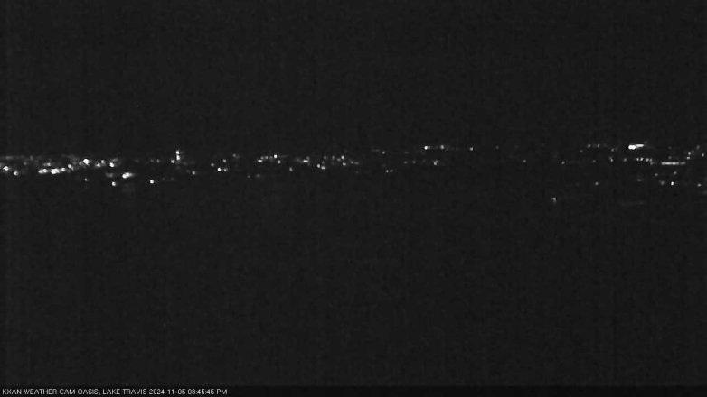 Lake Travis webcam, November 5, 2024 8:45 PM CT