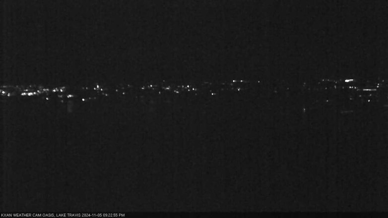 Lake Travis webcam, November 5, 2024 9:25 PM CT
