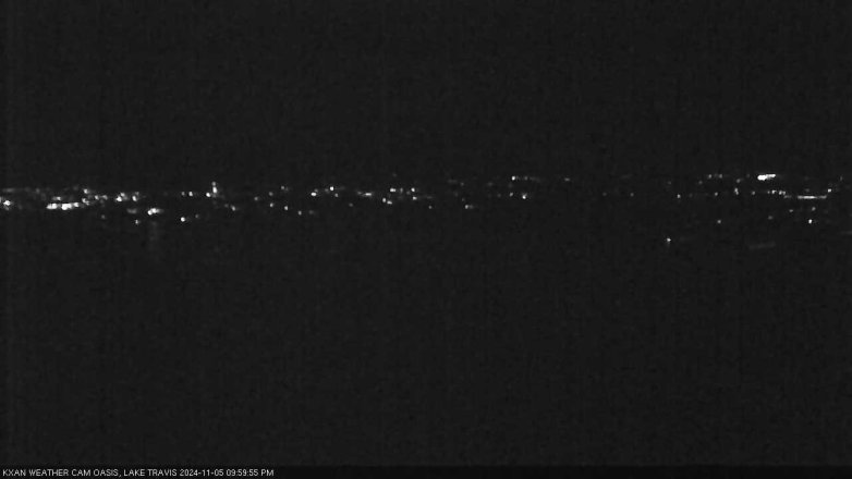 Lake Travis webcam, November 5, 2024 10:00 PM CT