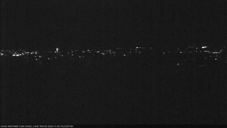 Lake Travis webcam, November 5, 2024 10:25 PM CT